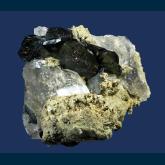 Hematite with Rutile on Quartz
