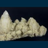 IDCO1 Calcite on Quartz from Idarado Mine, Ouray District, Telluride, San Miguel County, Colorado, USA