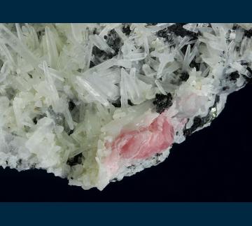 SHR-01 Tetrahedrite and Rhodochrosite on Quartz from Sweet Home Mine, Mount Bross, Alma District, Park Co., Colorado, USA