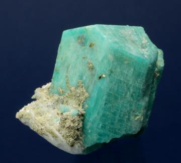 RG0508 Microcline ( v. Amazonite ) with Albite from Crystal Park, El Paso County, Colorado, USA