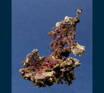 RG0510 Copper with Cuprite from Inspiration Mine, Globe-Miami District, near Globe, Gila County, Arizona, USA