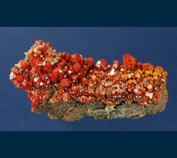 RG0240 Vanadinite from North Geronimo Mine, Silver District, Trigo Mts., La Paz County, Arizona, USA