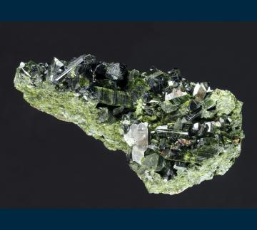 CL-19 Epidote Quartz Grossular on Diopside from Coyote Range, Bishop, Bishop District, Inyo Co., California, USA