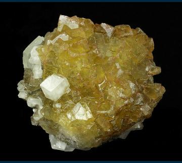 RG0102 Fluorite with Calcite from Moscona Mine, Villabona mining area, Solís, Corvera de Asturias, Asturias, Spain