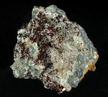 RG1285 Cerussite on Galena from Darwin Mine, New Coso District, near Darwin, Inyo County, California, USA