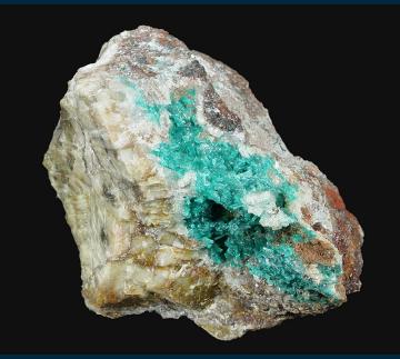 RG1358 Dioptase from Hummingbird deposit, near Blythe, Riverside Co., California, USA