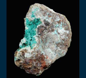 RG1358 Dioptase from Hummingbird deposit, near Blythe, Riverside Co., California, USA