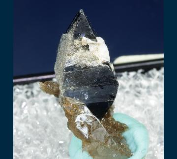 RG1362 Anatase on Quartz from Lavrinha, Minas Gerais, Brazil