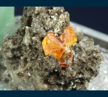 TN153 Wulfenite from Melissa Mine, Silver District, La Paz Co., Arizona, USA