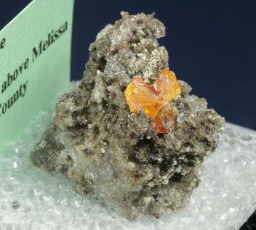 TN153 Wulfenite from Melissa Mine, Silver District, La Paz Co., Arizona, USA