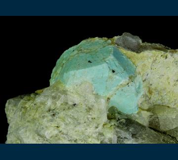 ACM437 Turquoise (pseudo Beryl) from Apache Canyon Mines, Halloran Springs District, Turquoise Mts, San Bernardino Co., California, USA